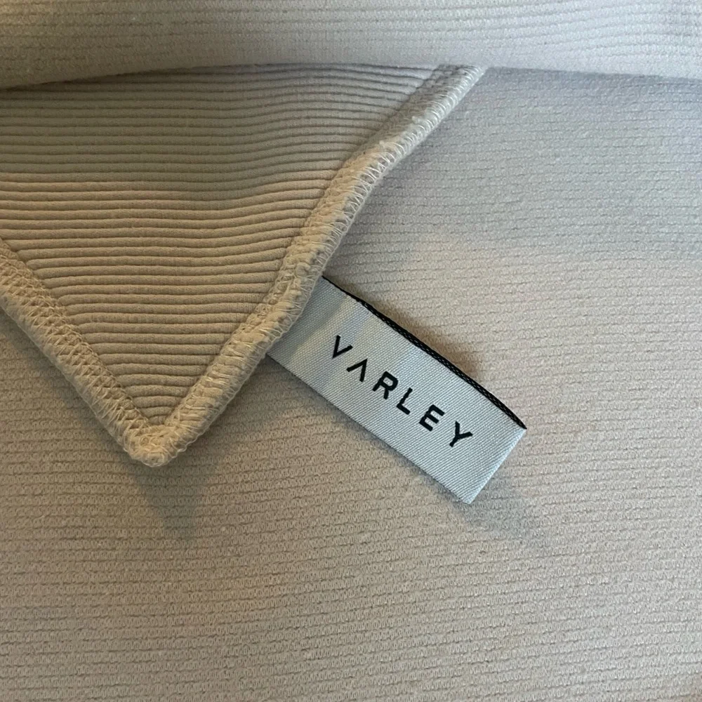 Varley Ribbed Cropped Turtleneck Sweatshirt in Dusty Rose Sz. S - Picture 5 of 7